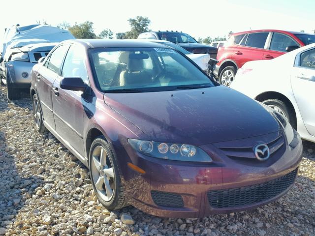 1YVHP80C885M28186 - 2008 MAZDA 6 I PURPLE photo 1