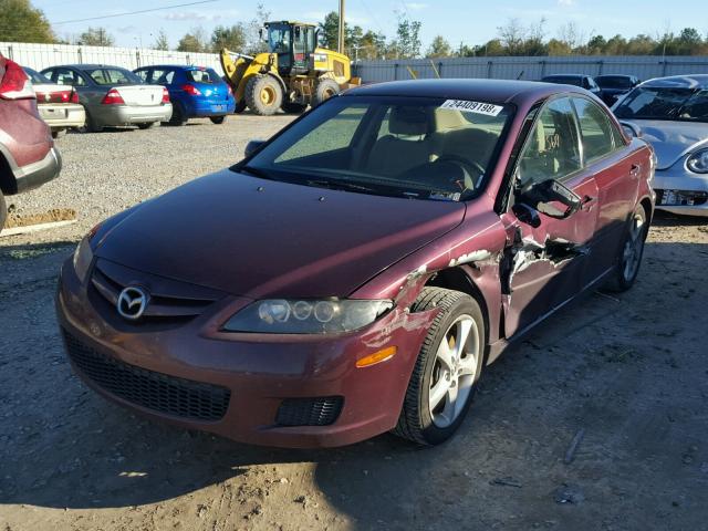 1YVHP80C885M28186 - 2008 MAZDA 6 I PURPLE photo 2