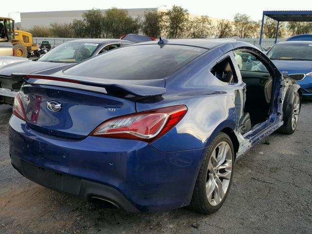 KMHHU6KJ6FU127574 - 2015 HYUNDAI GENESIS CO BLUE photo 3