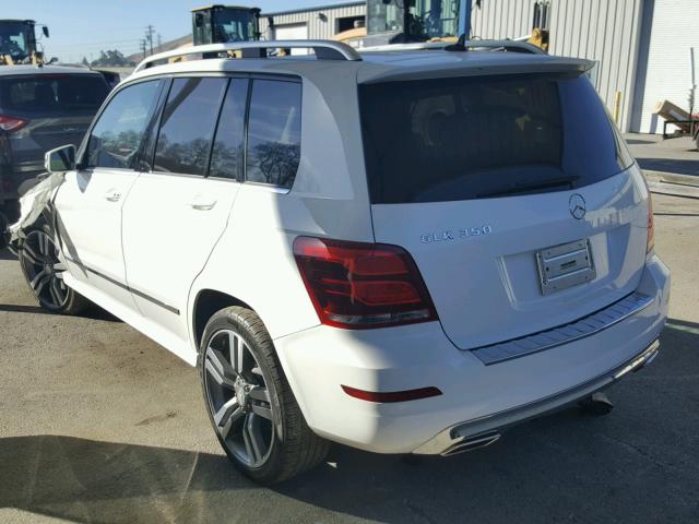 WDCGG5HB4DG049691 - 2013 MERCEDES-BENZ GLK 350 WHITE photo 3