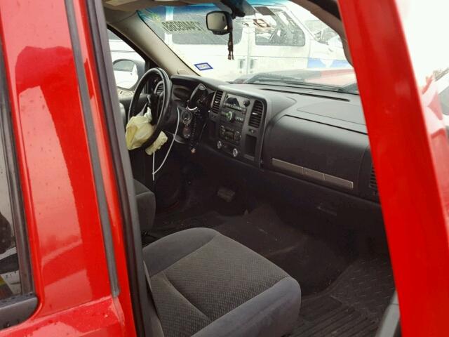 2GCEC13J371602817 - 2007 CHEVROLET SILVERADO RED photo 5