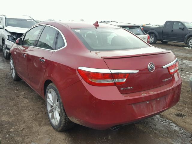 1G4PR5SK2D4118870 - 2013 BUICK VERANO CON RED photo 3