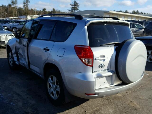 JTMBD33V385163018 - 2008 TOYOTA RAV4 SILVER photo 3