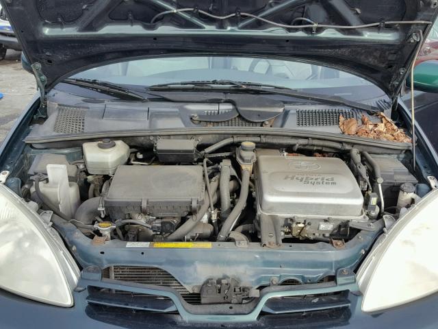 JT2BK12U810012531 - 2001 TOYOTA PRIUS GREEN photo 7