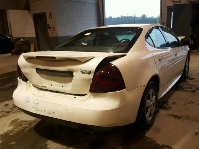 2G2WP552X81128151 - 2008 PONTIAC GRAND PRIX WHITE photo 4