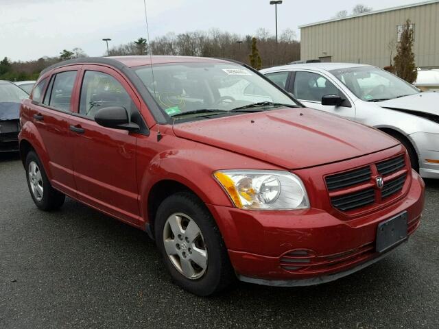 1B3HB28B87D128814 - 2007 DODGE CALIBER RED photo 1