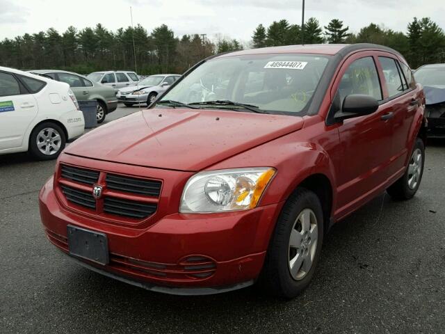 1B3HB28B87D128814 - 2007 DODGE CALIBER RED photo 2