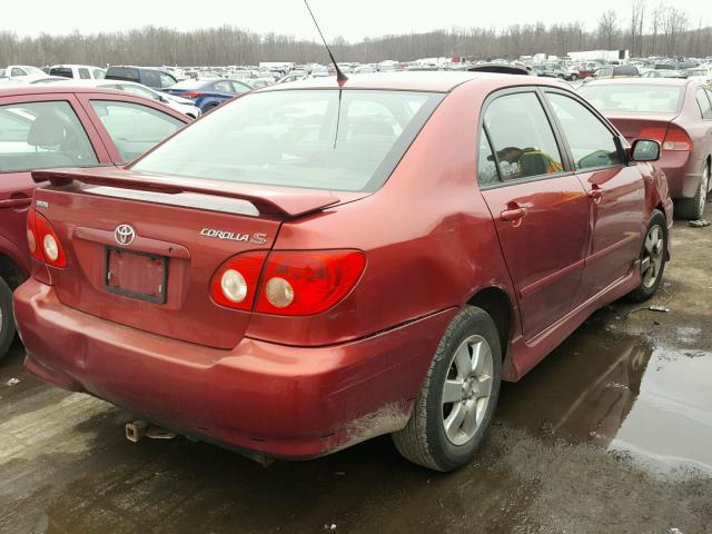 2T1BR30E76C660997 - 2006 TOYOTA COROLLA CE BURGUNDY photo 4