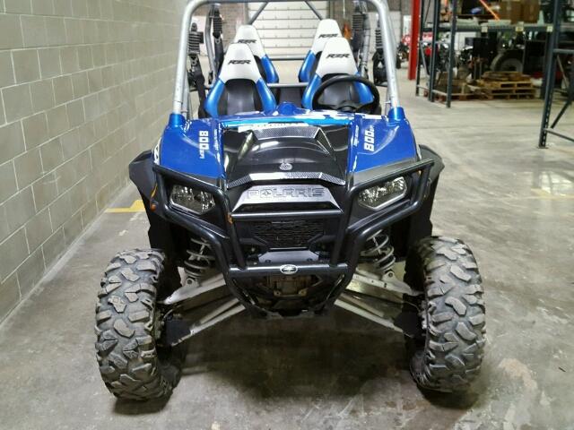 4XAXY76A6BB075428 - 2011 POLARIS RANGER RZR BLUE photo 2