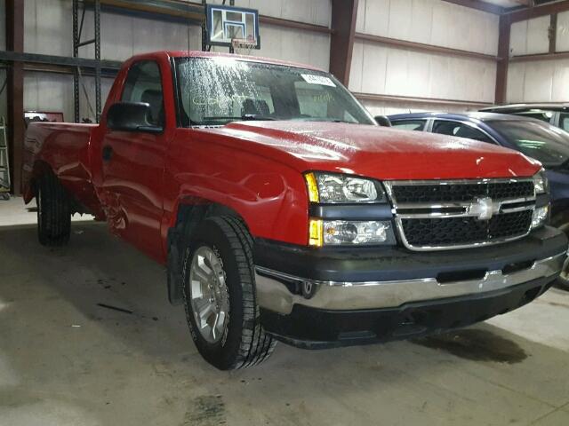 3GCEC14V56G155298 - 2006 CHEVROLET SILVERADO RED photo 1