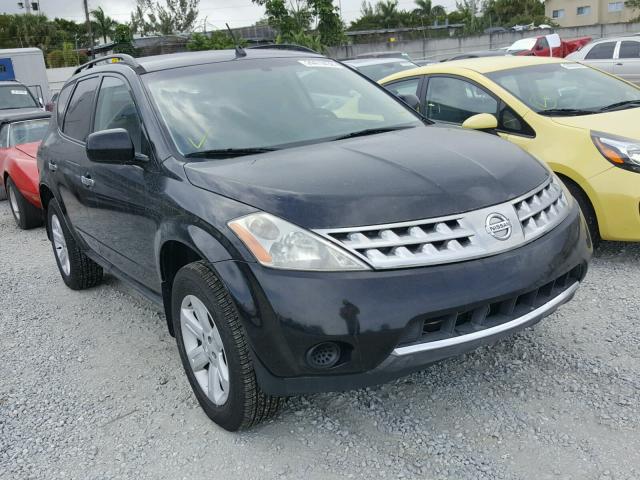 JN8AZ08T66W421465 - 2006 NISSAN MURANO SL BLACK photo 1