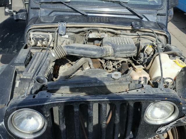 1J4FY29P8XP494635 - 1999 JEEP WRANGLER / BLACK photo 7