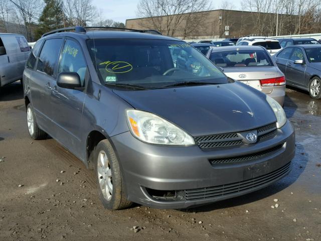 5TDZA23C04S049000 - 2004 TOYOTA SIENNA CE GRAY photo 1