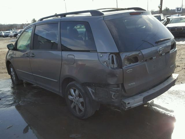 5TDZA23C04S049000 - 2004 TOYOTA SIENNA CE GRAY photo 3