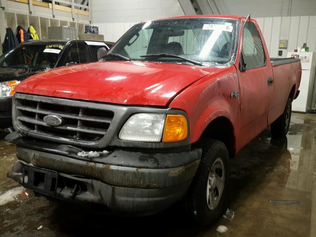 2FTRF18224CA34733 - 2004 FORD F-150 HERI RED photo 2