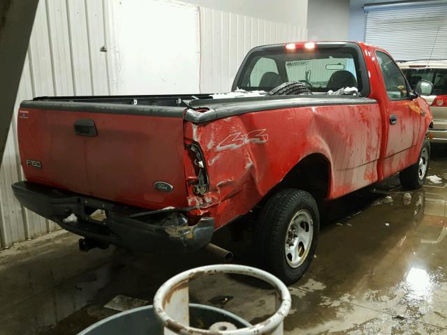 2FTRF18224CA34733 - 2004 FORD F-150 HERI RED photo 4