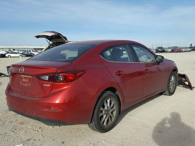 JM1BM1V79E1115366 - 2014 MAZDA 3 TOURING RED photo 4