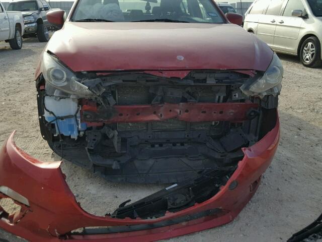 JM1BM1V79E1115366 - 2014 MAZDA 3 TOURING RED photo 9