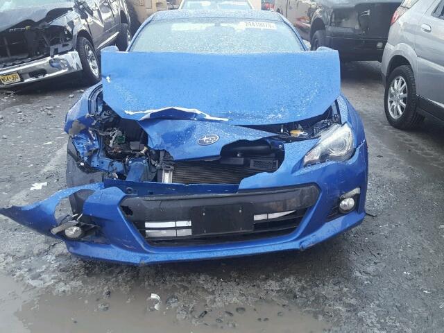 JF1ZCAC18F8602783 - 2015 SUBARU BRZ 2.0 LI BLUE photo 9