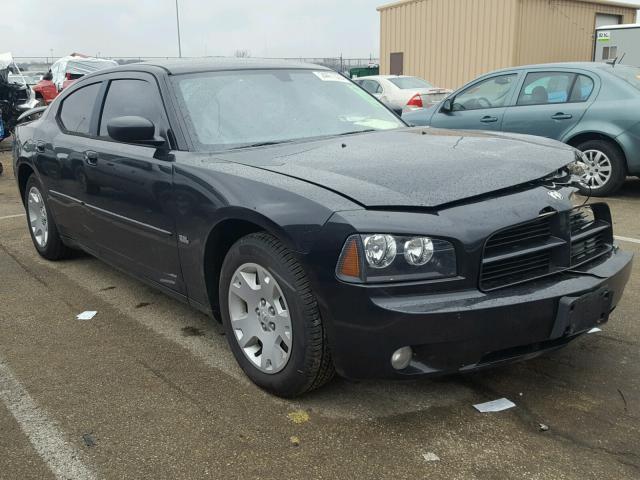 2B3KA43G66H522126 - 2006 DODGE CHARGER SE BLACK photo 1