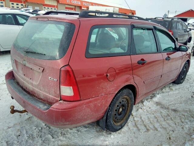 1FAFP36N45W124096 - 2005 FORD FOCUS ZXW RED photo 4