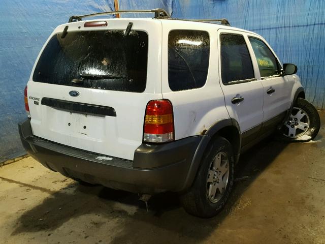 1FMYU93193KD47380 - 2003 FORD ESCAPE XLT WHITE photo 4