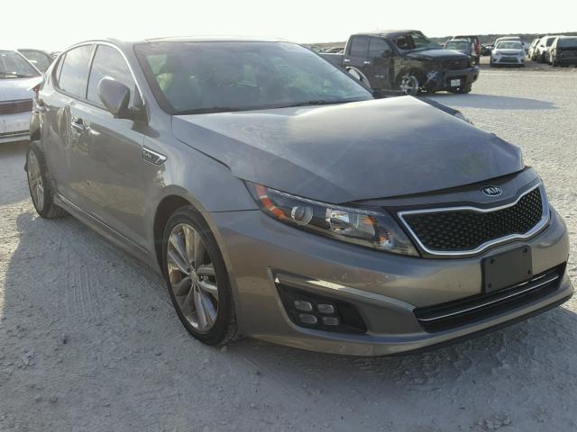 5XXGR4A64FG455441 - 2015 KIA OPTIMA SX GRAY photo 1