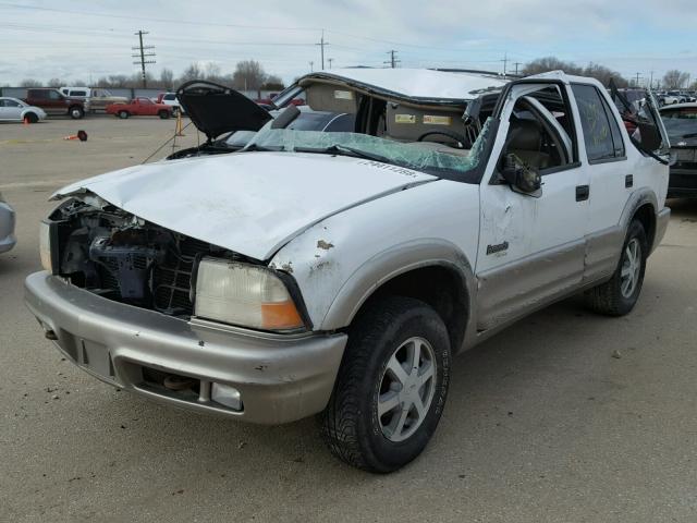 1GHDT13W6Y2385539 - 2000 OLDSMOBILE BRAVADA WHITE photo 2