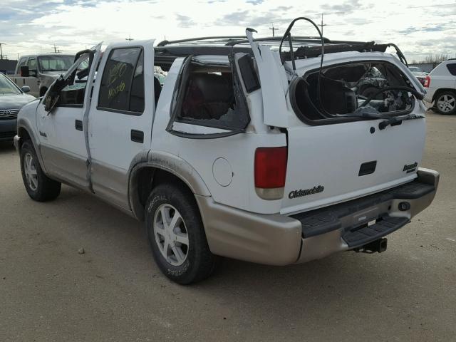 1GHDT13W6Y2385539 - 2000 OLDSMOBILE BRAVADA WHITE photo 3