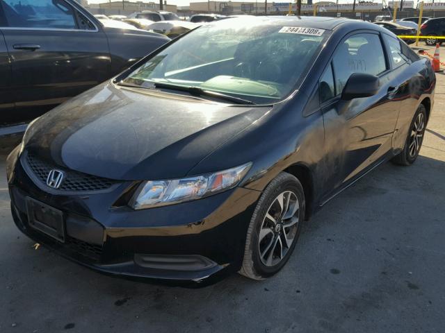 2HGFG3B8XDH518369 - 2013 HONDA CIVIC EX შავი ფოტო 2