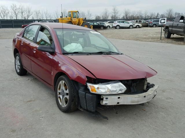 1G8AL52F54Z190741 - 2004 SATURN ION LEVEL MAROON photo 1