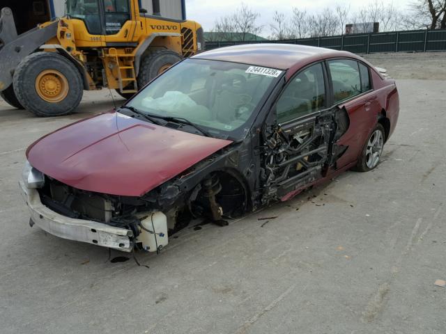 1G8AL52F54Z190741 - 2004 SATURN ION LEVEL MAROON photo 2