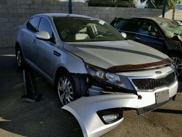 KNAGN4A77B5164366 - 2011 KIA OPTIMA EX SILVER photo 1