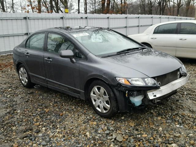 2HGFA1F51AH553464 - 2010 HONDA CIVIC LX GRAY photo 1