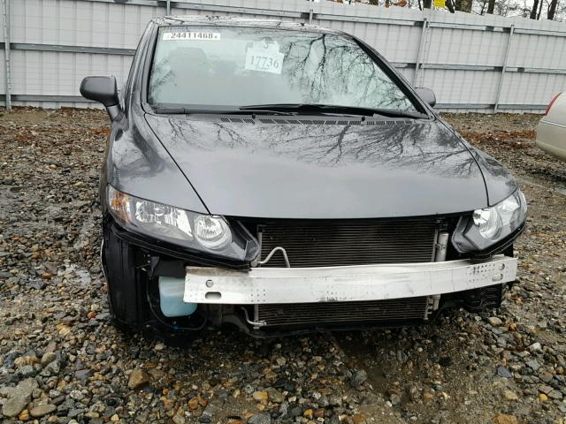 2HGFA1F51AH553464 - 2010 HONDA CIVIC LX GRAY photo 9