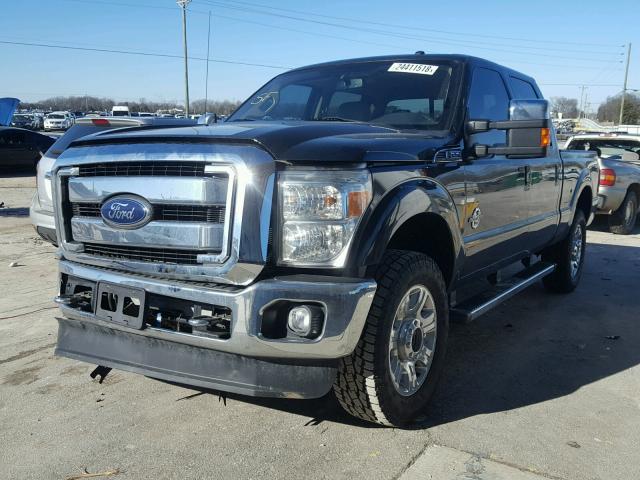 1FT7W2BT3CED21358 - 2012 FORD F250 SUPER BLACK photo 2