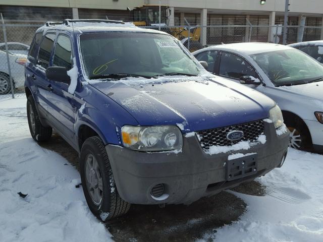 1FMYU02Z95KC28444 - 2005 FORD ESCAPE XLS BLUE photo 1