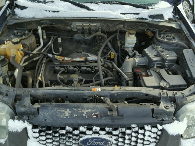 1FMYU02Z95KC28444 - 2005 FORD ESCAPE XLS BLUE photo 7