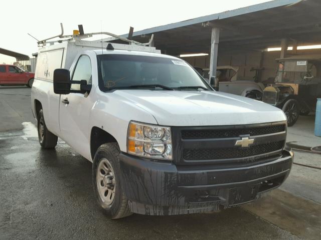 1GCEC14X78Z140449 - 2008 CHEVROLET SILVERADO WHITE photo 1