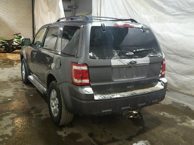 1FMCU9EG2CKC35001 - 2012 FORD ESCAPE LIM GRAY photo 3