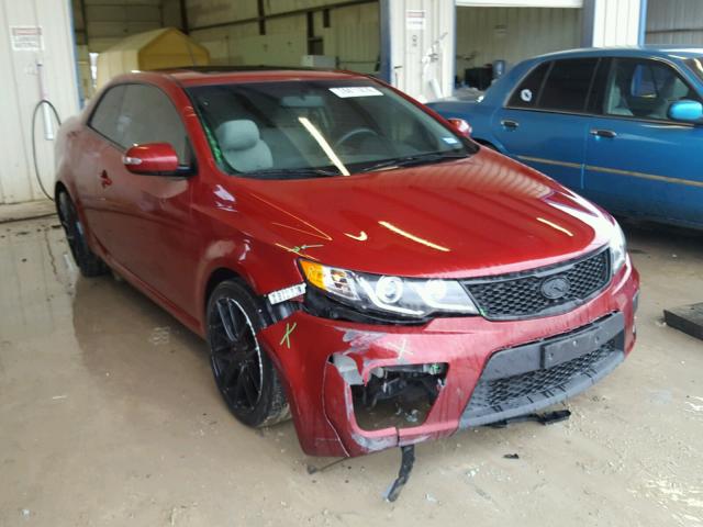 KNAFU6A23A5196017 - 2010 KIA FORTE EX BURGUNDY photo 1