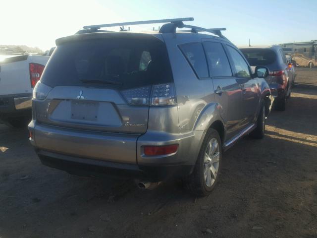 JA4AS3AW9DU007959 - 2013 MITSUBISHI OUTLANDER CHARCOAL photo 4