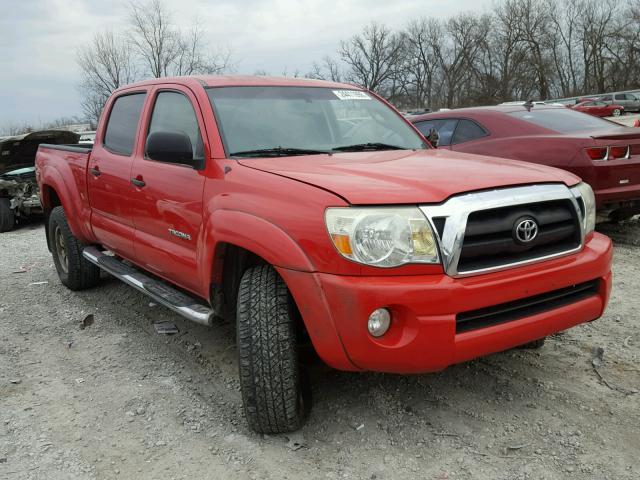 5TEMU52N35Z025798 - 2005 TOYOTA TACOMA DOU RED photo 1