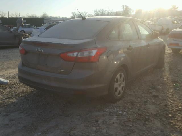 1FADP3E2XEL224249 - 2014 FORD FOCUS S GRAY photo 4