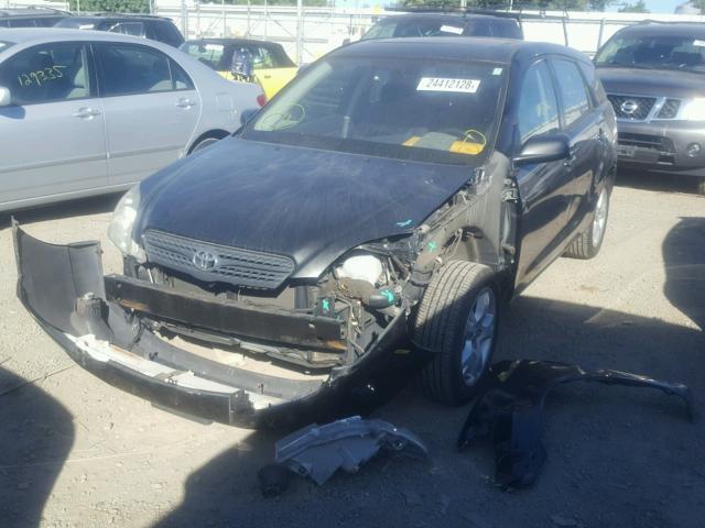 2T1KR32E45C327488 - 2005 TOYOTA COROLLA MA BLACK photo 2