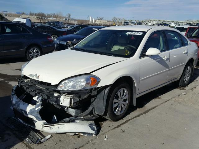 2G1WB58N889286594 - 2008 CHEVROLET IMPALA LS WHITE photo 2