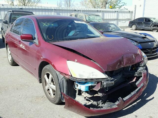 JHMCM56744C036800 - 2004 HONDA ACCORD EX MAROON photo 1