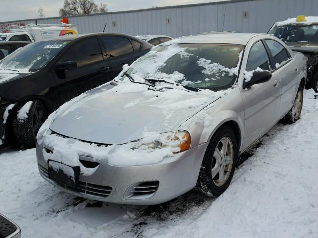 1B3EL46X76N195634 - 2006 DODGE STRATUS SX SILVER photo 2