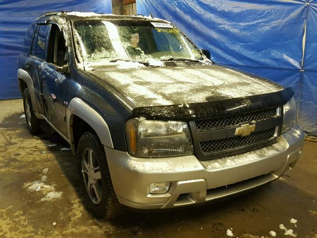 1GNDT13S472221876 - 2007 CHEVROLET TRAILBLAZE GRAY photo 1