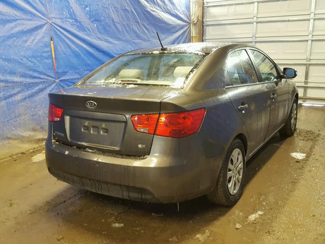 KNAFU4A21A5231674 - 2010 KIA FORTE EX TAN photo 4